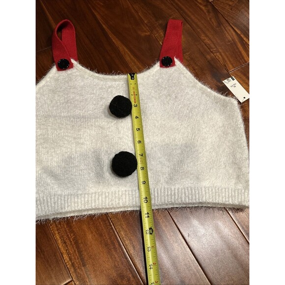 Women’s Christmas Outfit XL Tank Top and L Skirt Set Soft Fuzzy No Boundaries - Picture 15 of 16